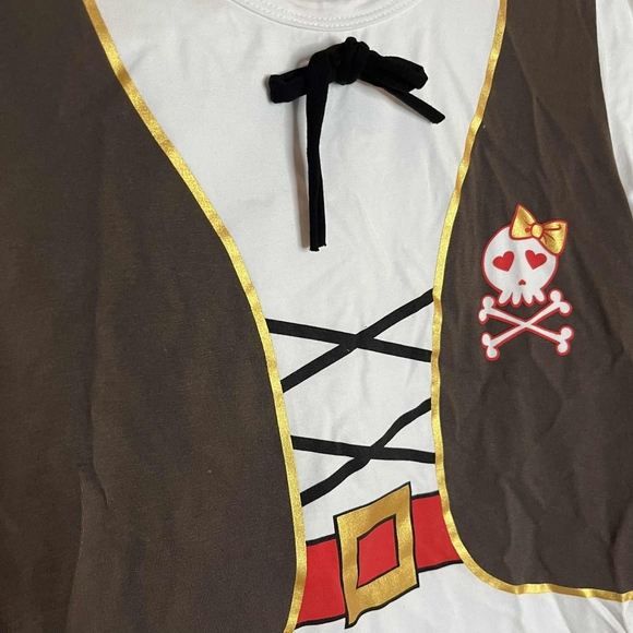 Girls 4T Two Piece Pirate Costume - Picture 2 of 6